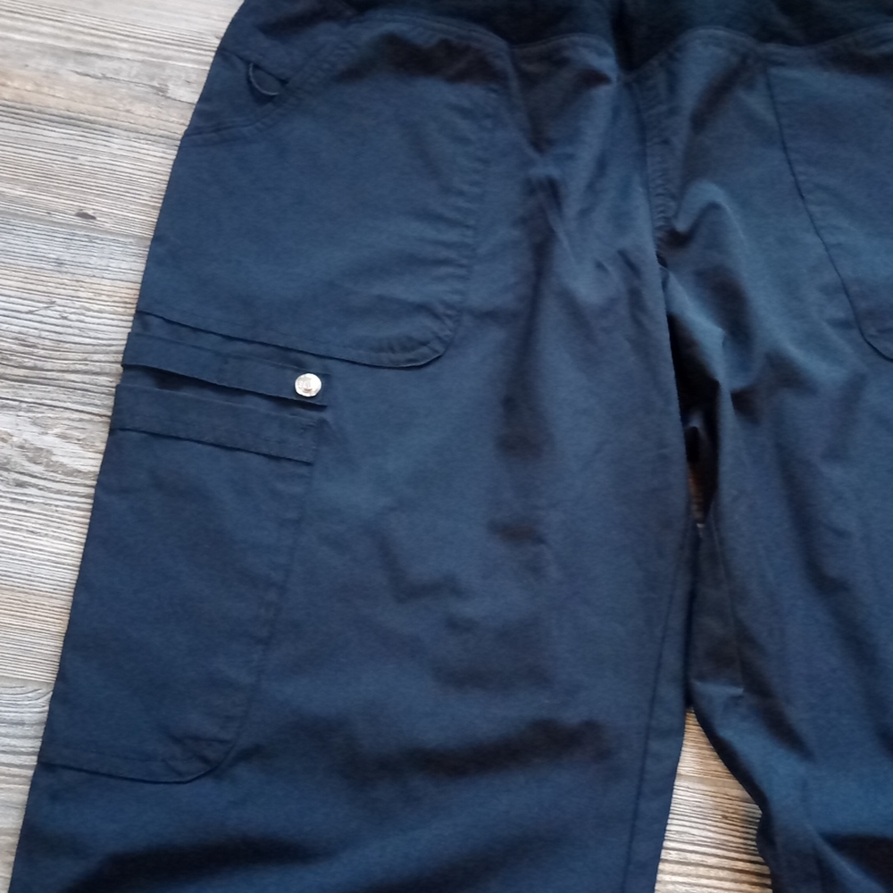 Solid Black Stretchy Flowy Comfy Versatile Silky … - image 4